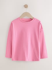 Pink/Blue Unicorn Long Sleeve Tops 4 Pack (3-16yrs) - Image 5 of 14