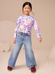 Pink/Blue Unicorn Long Sleeve Tops 4 Pack (3-16yrs) - Image 9 of 14