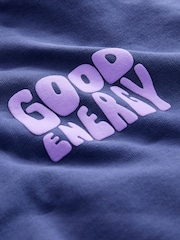 Blue/Grey Slogan Sweatshirts 4 Pack (3-16yrs) - Image 11 of 12
