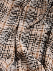 Charcoal Grey Oversized T-Shirt Check Skirt Set (3-16yrs) - Image 11 of 11