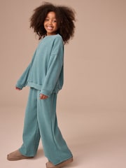Teal Blue Cord Long Sleeve Set (3-16yrs) - Image 1 of 3