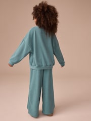 Teal Blue Cord Long Sleeve Set (3-16yrs) - Image 2 of 3