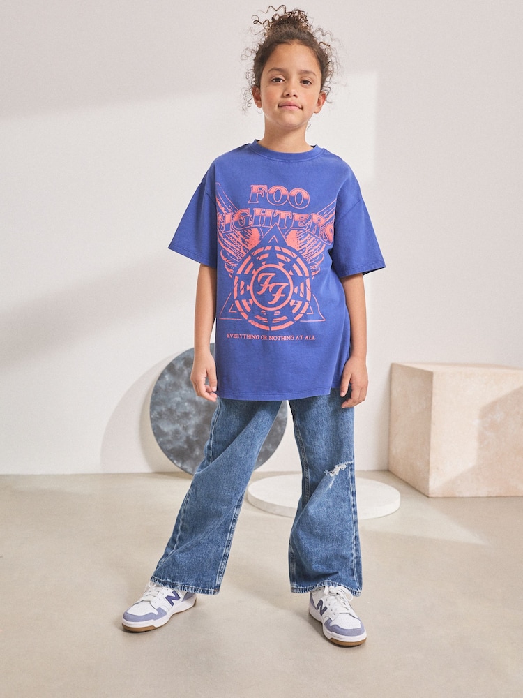 Blue Foo-Fighters License Band T-Shirt (3-16yrs) - Image 2 of 7