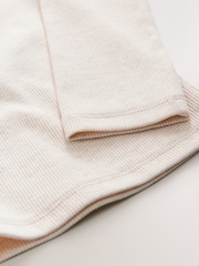 لون محايد - Long Sleeve Ribbed Top (3-16yrs) - صورة 6 من 7