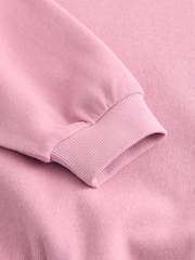 Pink - Gemütliches, geripptes Oversize-Sweatshirt (3 – 16 Jahre) - Bild 4 von 4