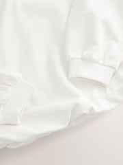 White Boxy Bubble Hem Sweatshirt (3-16yrs) - Image 7 of 7