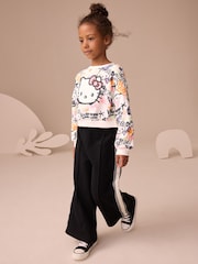 White Graffiti Hello Kitty License Long Sleeve Top (3-16yrs) - Image 4 of 8