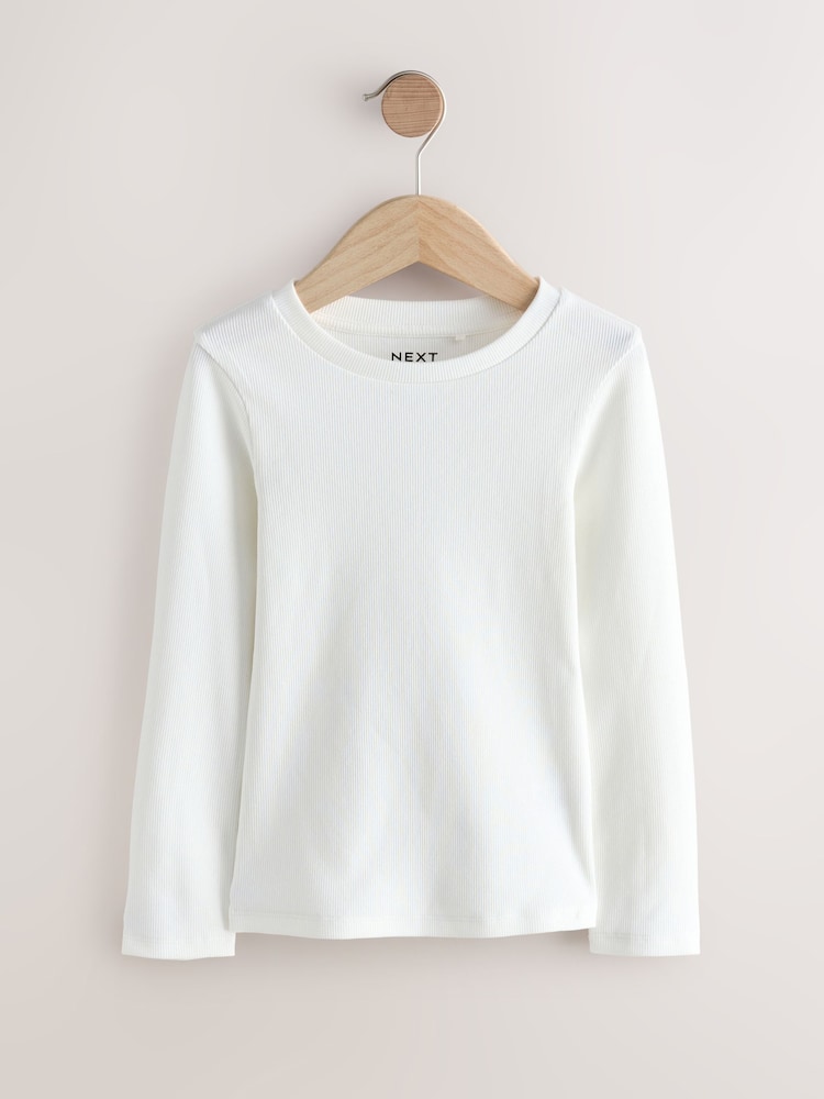 Rosa Blumenmuster - Langarm-Ripp-T-Shirts im 4er-Pack (3–16 Jahre) - Bild 2 von 11 Rosa Blumenmuster - Langarm-Ripp-T-Shirts im 4er-Pack (3–16 Jahre) - Bild 2 von 11