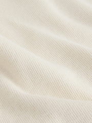 White Oversized Cosy Rib Sweatshirt (3-16yrs) - Image 3 of 4