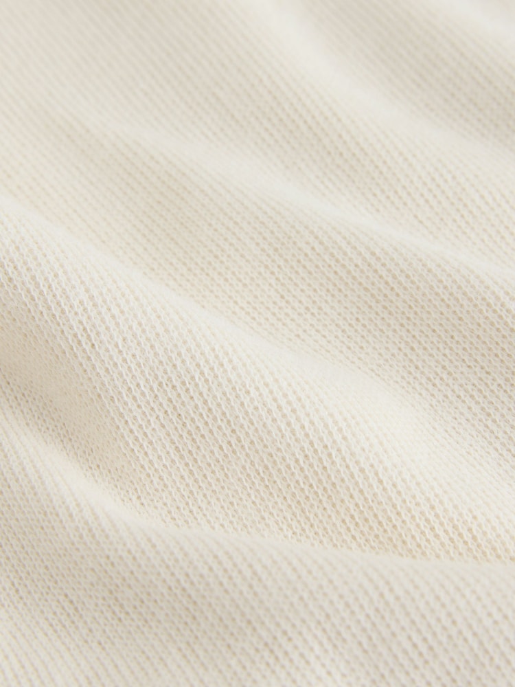 Blanco - Sudadera extragrande de canalé cálido (3-16 años) - Imagen 8 de 8