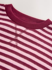 Pink/Plum Oversized Cosy Rib Sweatshirt (3-16yrs) - Image 9 of 9