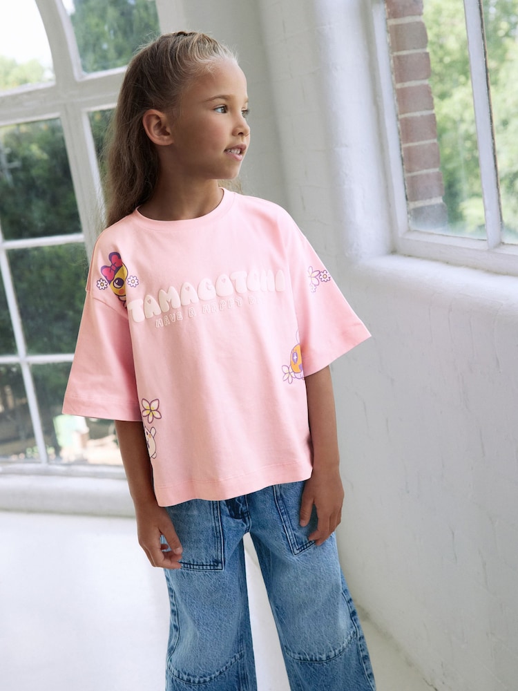 Pink Tamagotchi License T-Shirt (3-16yrs) - Image 1 of 8