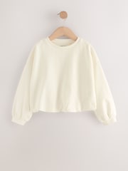 Negro/Blanco - Long Sleeve Bubble Hem T-Shirts 3 Pack (3-16yrs) - Imagen 2 de 8