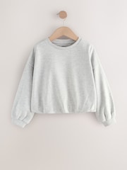 Negro/Blanco - Long Sleeve Bubble Hem T-Shirts 3 Pack (3-16yrs) - Imagen 3 de 8
