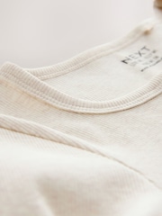 Oatmeal Long Sleeve Scoop Neck Rib T-Shirt (3-16yrs) - Image 7 of 7