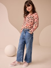 Leopard Long Sleeve Ribbed Top (3-16yrs) - Image 2 of 7