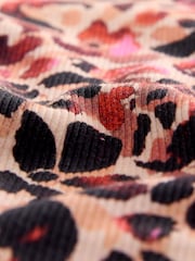 Leopard Long Sleeve Ribbed Top (3-16yrs) - Image 6 of 7