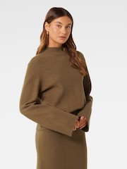 Forever New Brown Layla Co-ord Jumper - Image 4 of 5