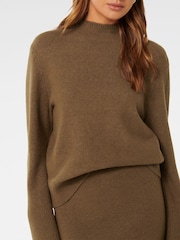 Forever New Brown Layla Co-ord Jumper - Image 5 of 5