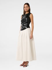 Forever New Black Jinnie Mixed Fabric Maxi Dress - Image 3 of 4