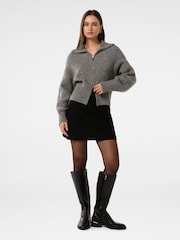 Forever New Grey Tori Knitted Jacket - Image 5 of 5