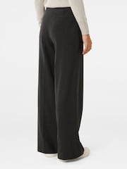 Forever New Black Frieda High Waist Wide Leg Trousers - Image 2 of 5