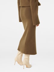 Forever New Brown Layla Co-ord Midi Skirt - Image 2 of 5