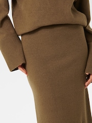 Forever New Brown Layla Co-ord Midi Skirt - Image 3 of 5