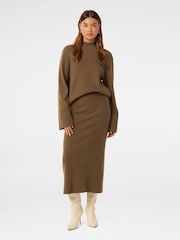 Forever New Brown Layla Co-ord Midi Skirt - Image 5 of 5