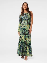 Forever New Yellow Nancie One Sleeves Cut Out Maxi Dress - Image 3 of 4