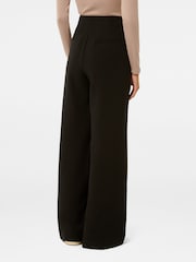 Forever New Black Freya Petite High Waist Wide Leg Trousers - Image 2 of 5