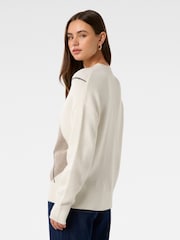 Forever New Natural Emma Argyle Knit Jumper - Image 2 of 5