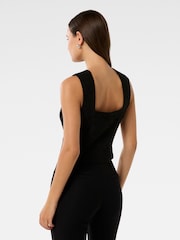 Forever New Black Layla Lace Bustier Top - Image 2 of 5