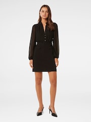 Forever New Black Daniella Mini Dress - Image 5 of 5