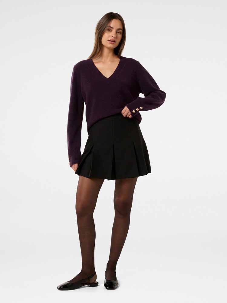 Forever New Purple Sabrina Button Cuff Knit Jumper - Image 5 of 5 Forever New Purple Sabrina Button Cuff Knit Jumper - Image 5 of 5