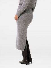Forever New Grey Sasha Boucle Co-ord Midi Skirt - Image 3 of 5