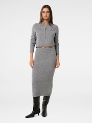 Forever New Grey Sasha Boucle Co-ord Midi Skirt - Image 4 of 5