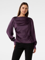 Forever New Rahnee Gerafftes Top - Bild 1 von 5