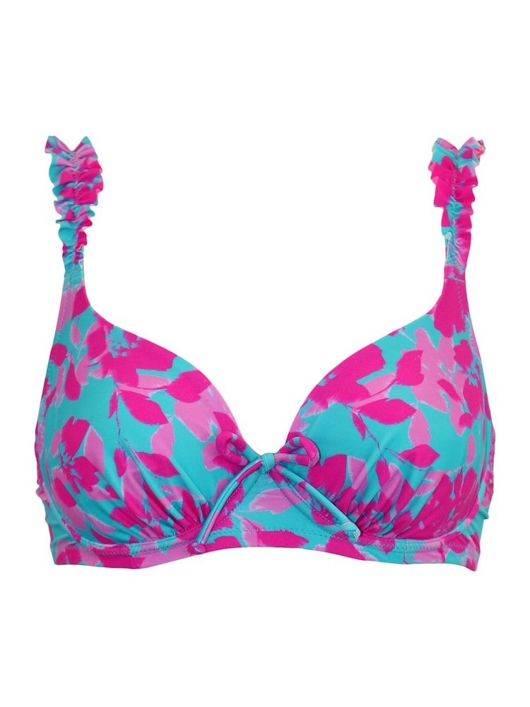Blauw - Pour Moi Ocean Breeze Bikini Top - Image 5 of 6