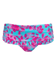 Pour Moi Blue Roll Top Ocean Breeze Frill Foldover Briefs - Image 3 of 4