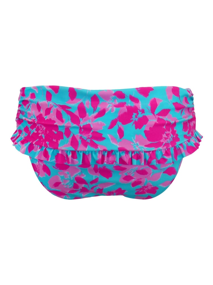 Pour Moi Blue Roll Top Ocean Breeze Frill Foldover Briefs - Image 4 of 4