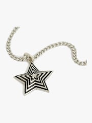 AllSaints Silver Tone Star Pendant - Image 4 of 5