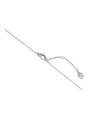 AllSaints Silver Tone Pavé Link Pendant Necklace - Image 3 of 3