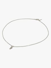 AllSaints Silver Tone Moon Man Pendant - Image 1 of 5