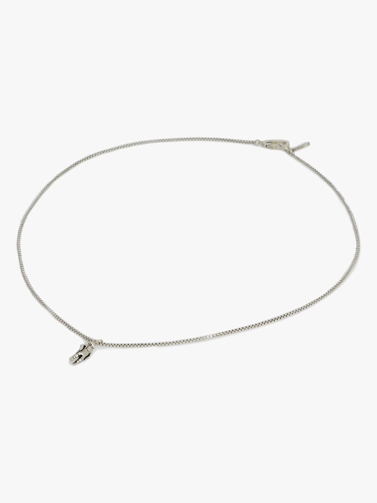 AllSaints Silver Tone Moon Man Pendant - Image 1 of 5