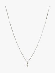 AllSaints Silver Tone Moon Man Pendant - Image 3 of 5
