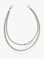 AllSaints Gold Tone Mixed Layered Necklace - Image 1 of 4