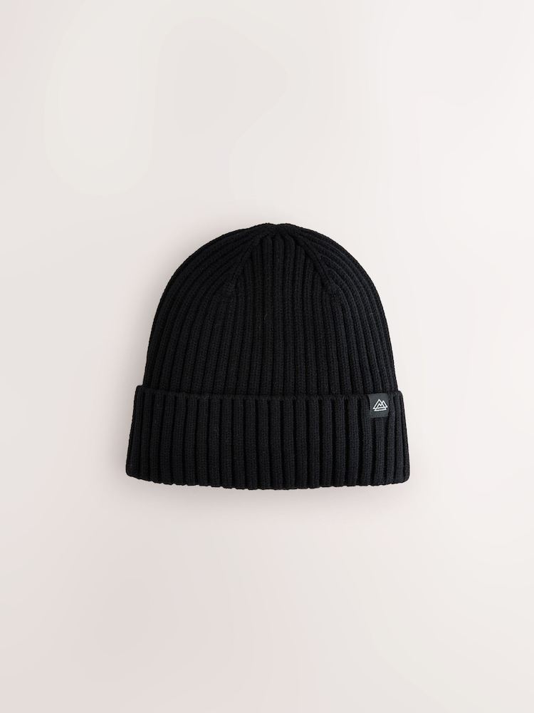 Темно-синий/черный - Knitted Beanie Hats 3 Pack (1-16yrs) - Image 2 of 6