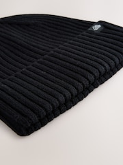 Темно-синий/черный - Knitted Beanie Hats 3 Pack (1-16yrs) - Image 6 of 6