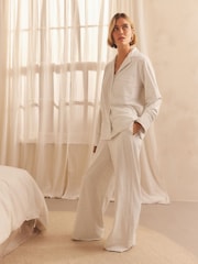 Grey Jersey Button Through Pyjamas - Image 3 of 6